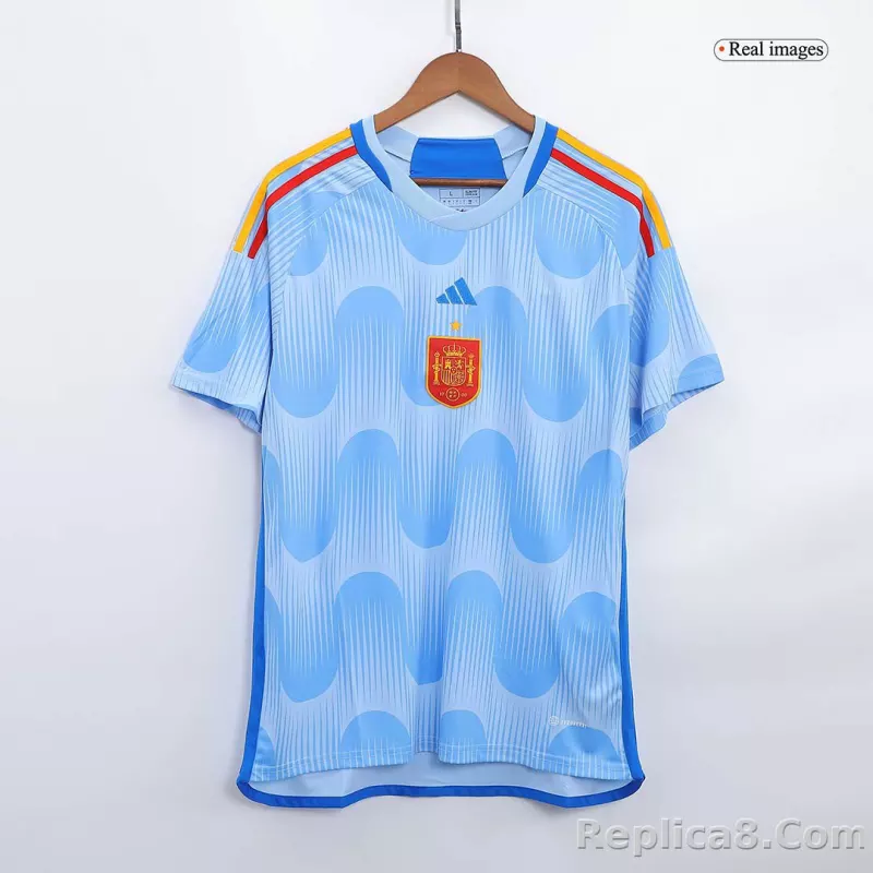 2022 Spain World Cup Away Kit Jersey+Shorts - detail