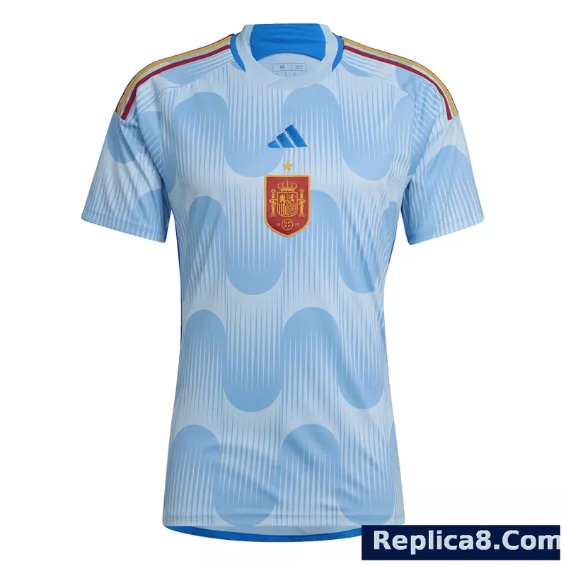 2022 Spain World Cup Away Kit Jersey+Shorts - detail