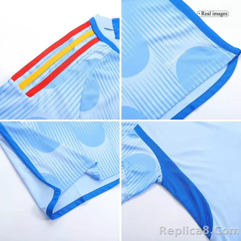 2022 Spain World Cup Away Kit Jersey+Shorts - detail