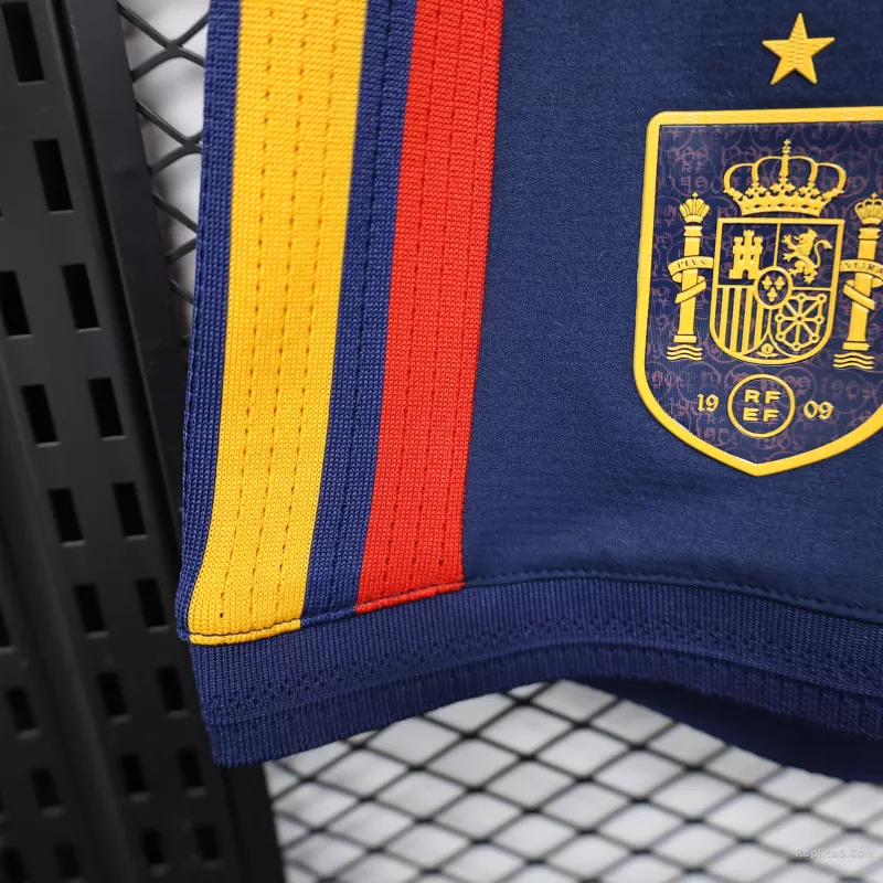 2026 Spain Home World Cup Soccer Shorts Player Version - detail
