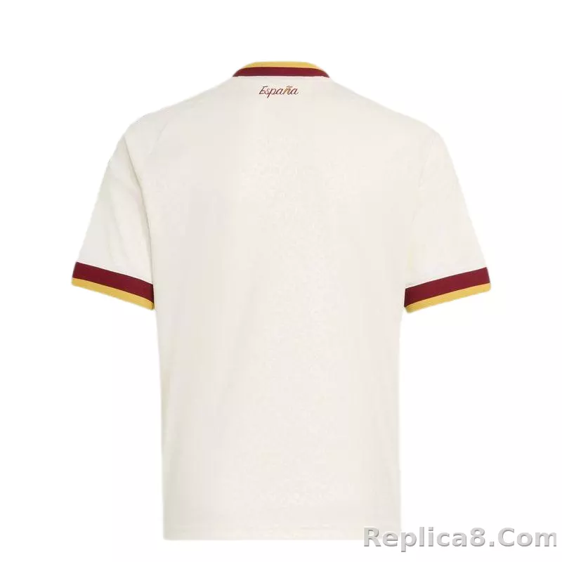 2026 Spain Away World Cup Soccer Jersey Custom Shirt - detail