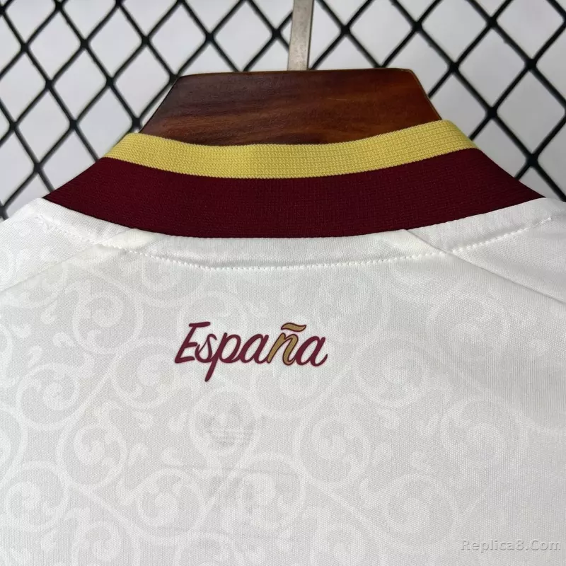2026 Spain Away World Cup Soccer Jersey Custom Shirt - detail