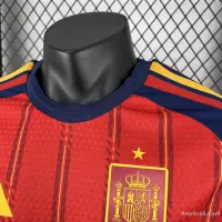 2026 Spain Home World Cup Soccer Jersey Authentic Shirt - view 13