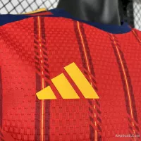 2026 Spain Home World Cup Soccer Jersey Authentic Shirt - view 8