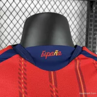 2026 Spain Home World Cup Soccer Jersey Authentic Shirt - view 9