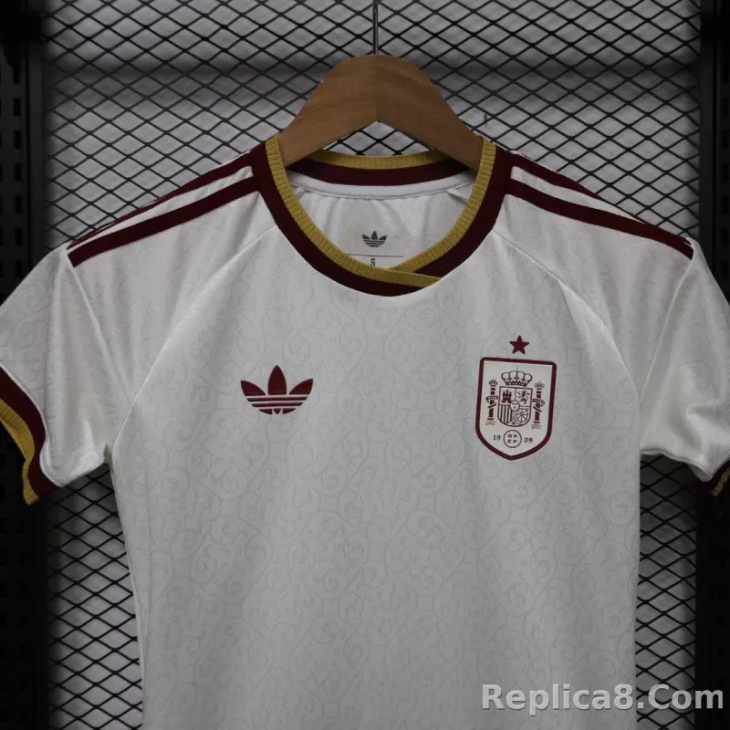 2026 Spain Away World Cup Women Soccer Jersey Authentic Shirt - detail