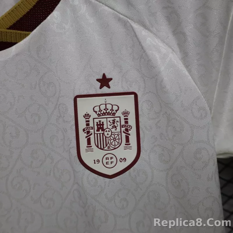 2026 Spain Away World Cup Women Soccer Jersey Authentic Shirt - detail