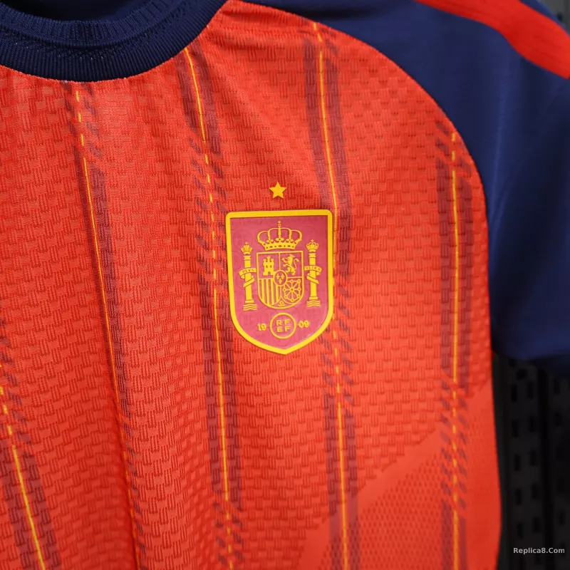 2026 Spain Home World Cup Women Soccer Jersey Player Version - detail