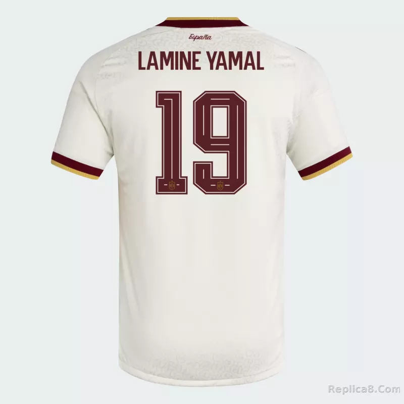 Spain 26 Away Authentic Yamal Jersey