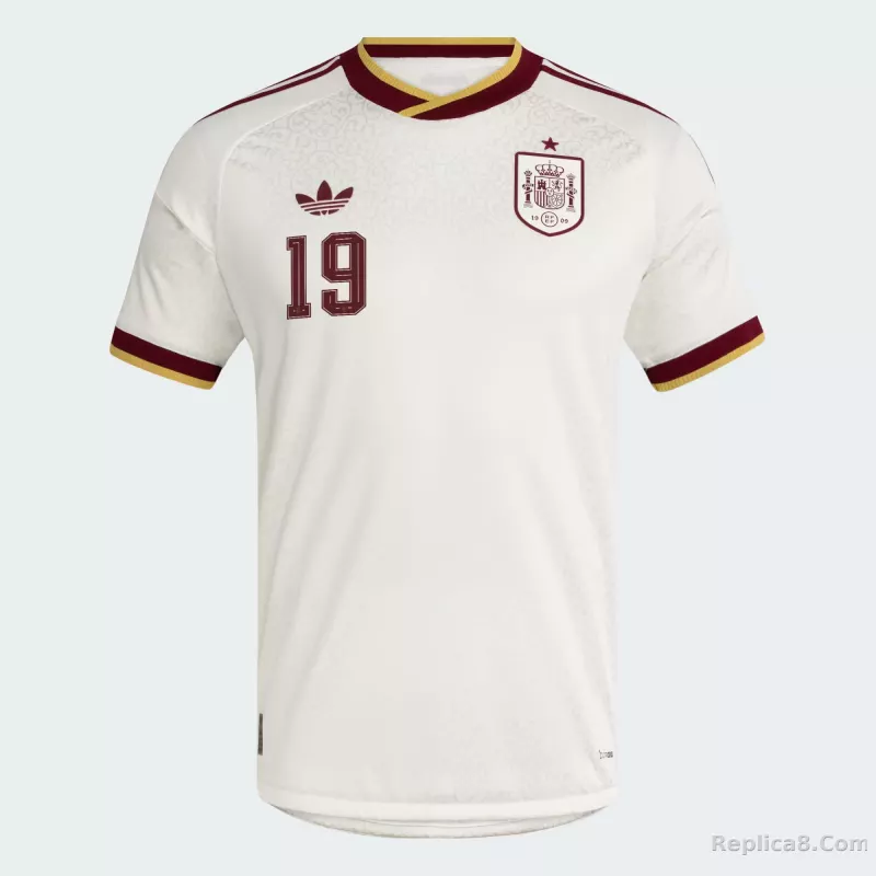 Spain 26 Away Authentic Yamal Jersey - detail