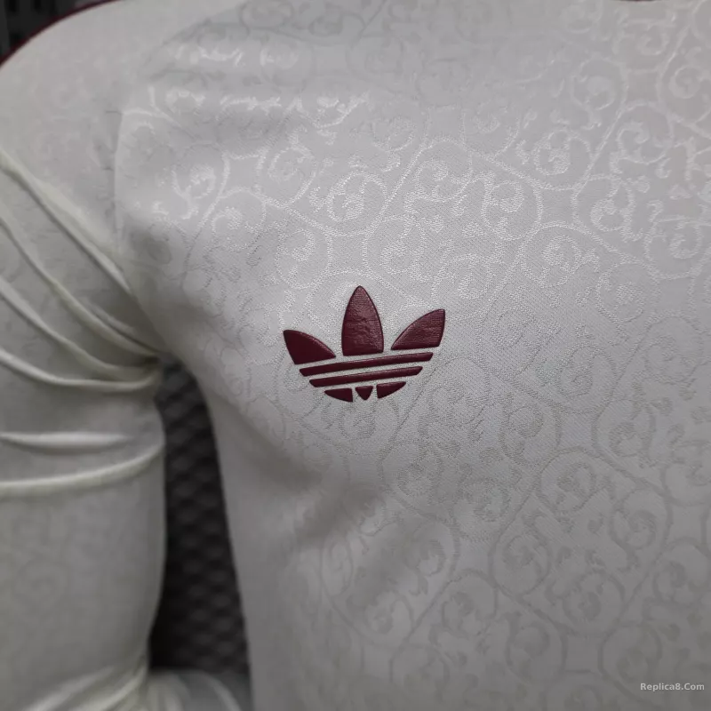 2026 Spain Away World Cup Soccer Jersey Authentic Shirt Long Sleeve - detail