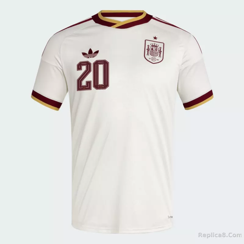 Spain 26 Away Pedri Jersey - detail