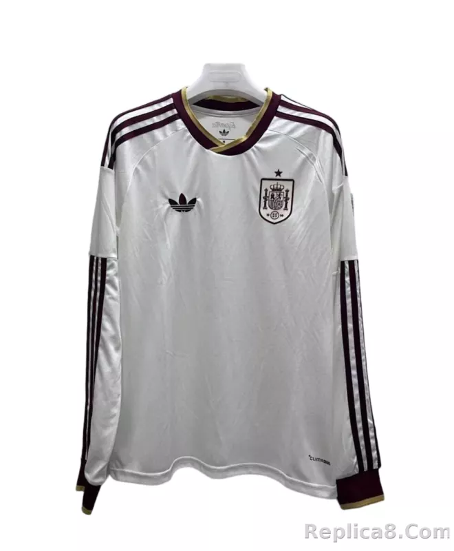2026 Spain Away World Cup Soccer Jersey Long Sleeve
