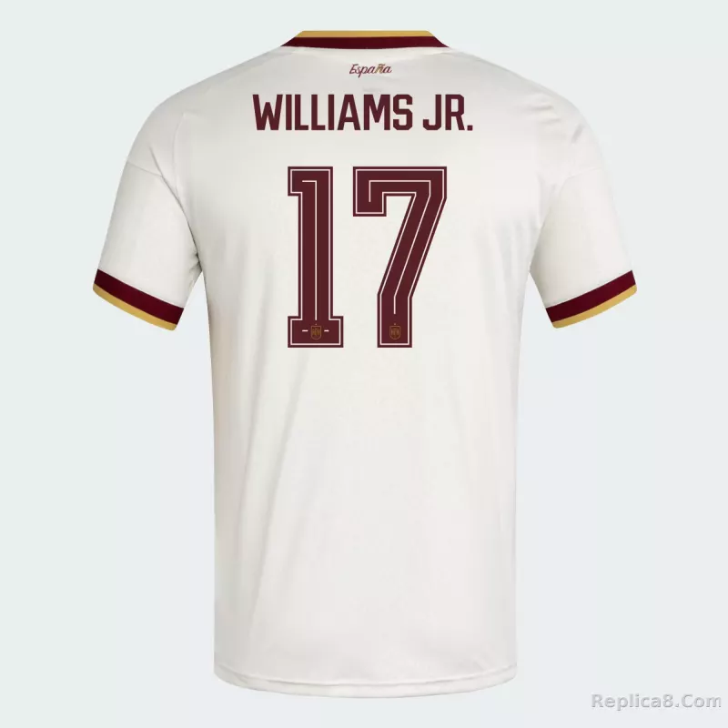 Spain 26 Away Williams Jersey