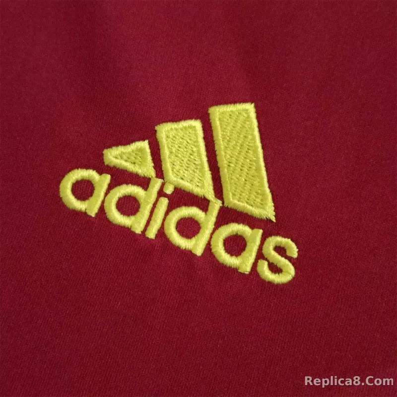 2012 Spain Home Retro Soccer Jersey - detail
