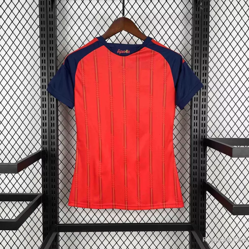 2026 Spain Home World Cup Soccer Women Jersey - detail
