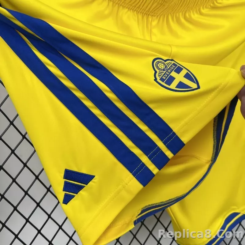 2026 Sweden World Cup Away Soccer Shorts - detail