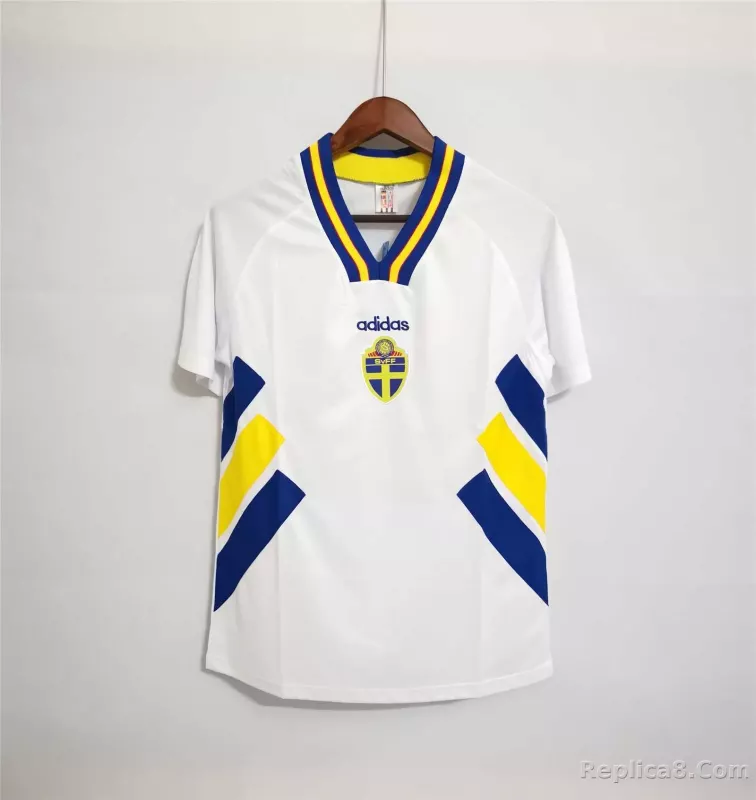 1994 Sweden World Cup Away Soccer Retro Jersey