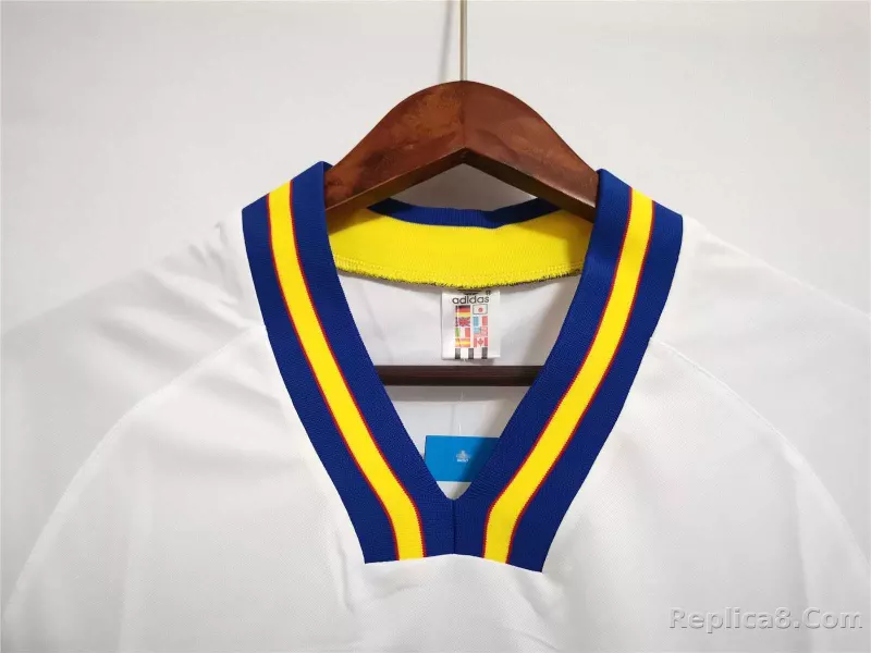 1994 Sweden World Cup Away Soccer Retro Jersey - detail