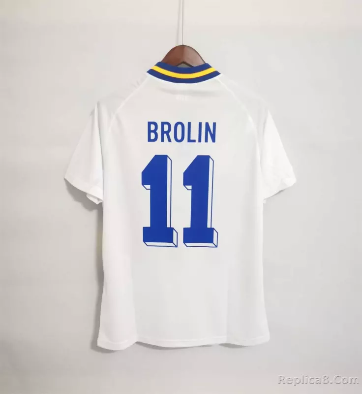 1994 Sweden World Cup Away Soccer Retro Jersey - detail