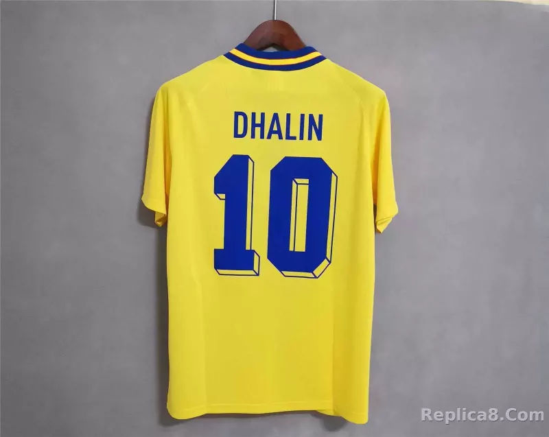 1994 Sweden World Cup Home Soccer Retro Jersey - detail