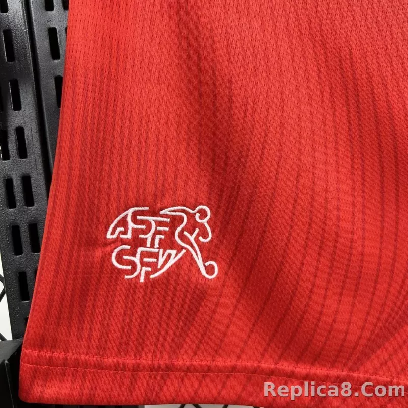 2026 Switzerland World Cup Home Soccer Shorts - detail