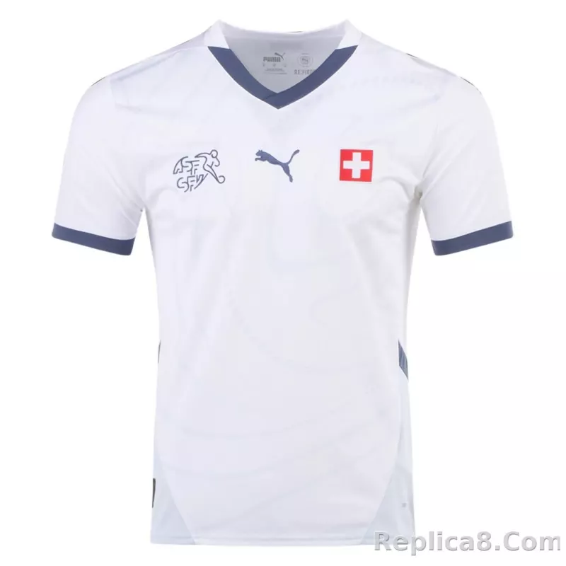 2024 Switzerland Euro Cup Away Football Jersey