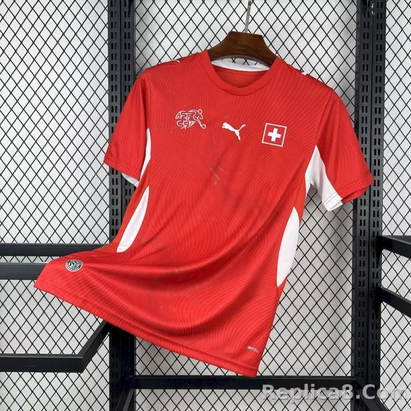 2026 Switzerland Home World Cup Soccer Jersey