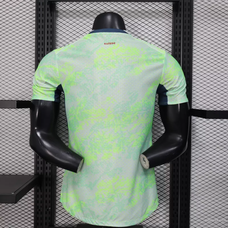 2026 Switzerland Away World Cup Soccer Jersey Authentic Shirt - detail