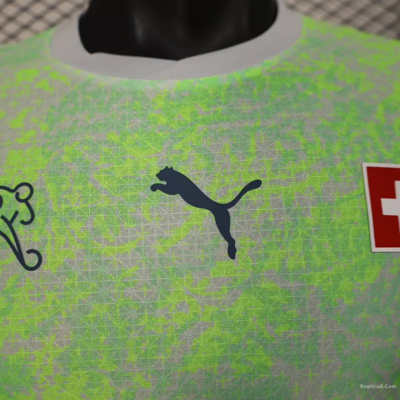 2026 Switzerland Away World Cup Soccer Jersey Authentic Shirt - detail