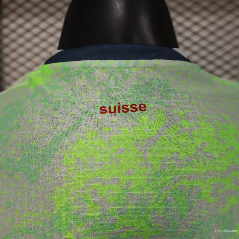 2026 Switzerland Away World Cup Soccer Jersey Authentic Shirt - detail