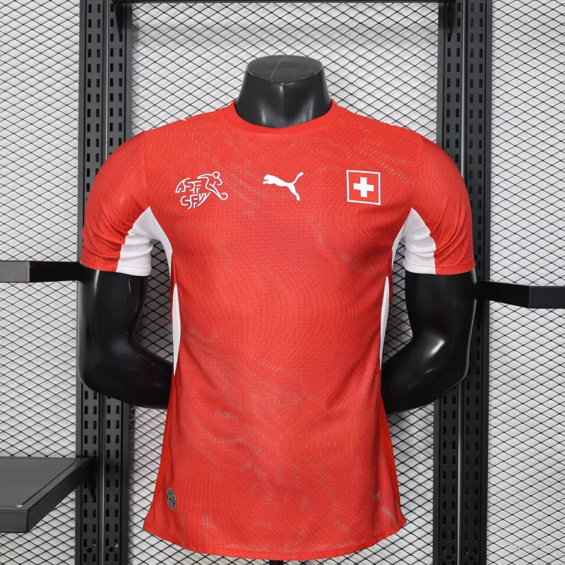 2026 Switzerland Home World Cup Soccer Jersey Authentic Shirt