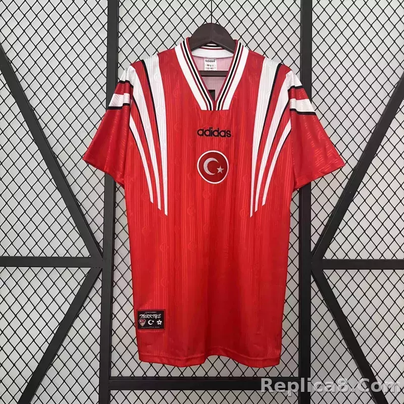 1996 Turkey World Cup Home Football Retro Jersey