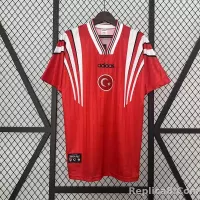 1996 Turkey World Cup Home Football Retro Jersey - view 1