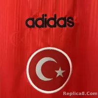 1996 Turkey World Cup Home Football Retro Jersey - view 7