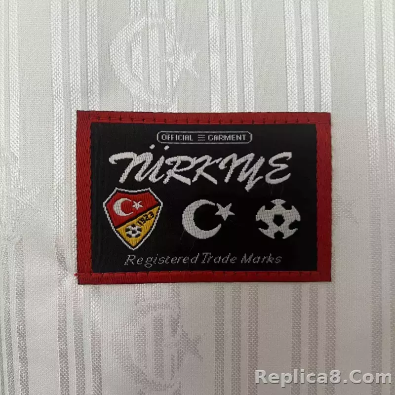1996 Turkey World Cup Away Football Retro Jersey - detail