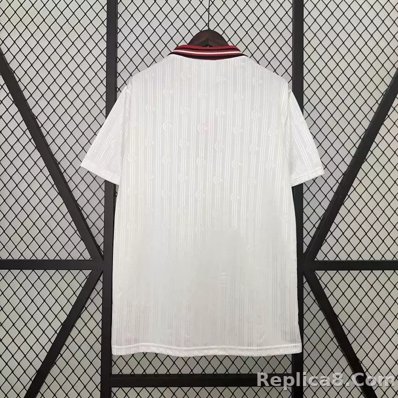 1996 Turkey World Cup Away Football Retro Jersey - detail