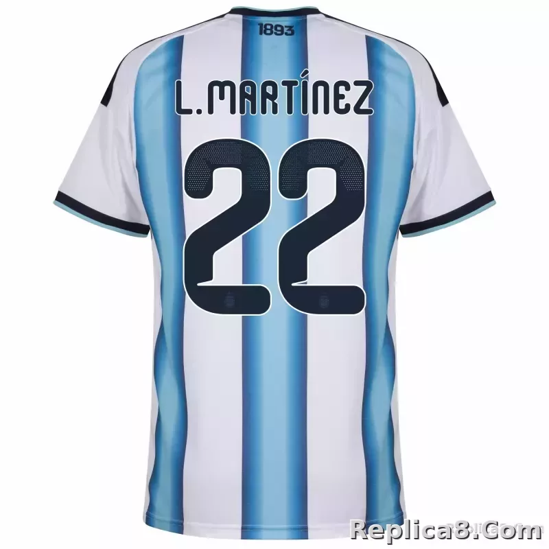 adidas Argentina Home L. Martínez 22 Jersey 2026-2027 - detail