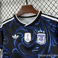 2026 Argentina Away World Cup Soccer Kids Kit Jersey+Shorts - view 5