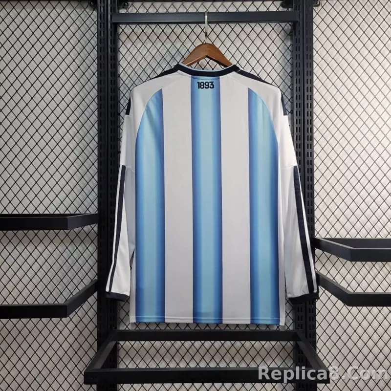 2026 Argentina Home World Cup Soccer Jersey Long Sleeve - detail