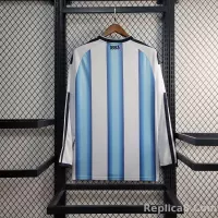 2026 Argentina Home World Cup Soccer Jersey Long Sleeve - view 3