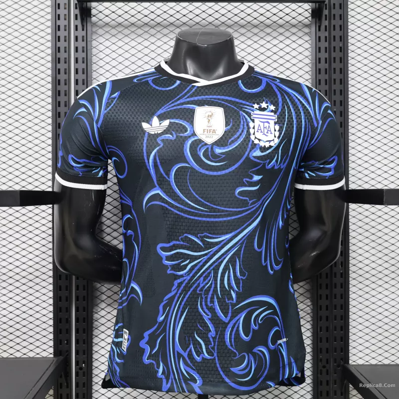 2026 Argentina Away World Cup Player Version Soccer Jersey