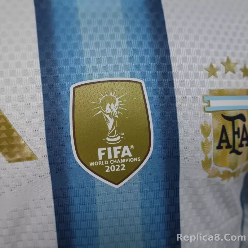 2026 Argentina Home World Cup Player Version Soccer Jersey Long Sleeve - detail