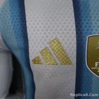 2026 Argentina Home World Cup Player Version Soccer Jersey Long Sleeve - view 4