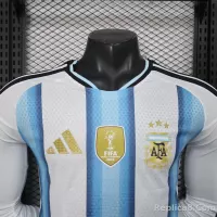 2026 Argentina Home World Cup Player Version Soccer Jersey Long Sleeve - view 8