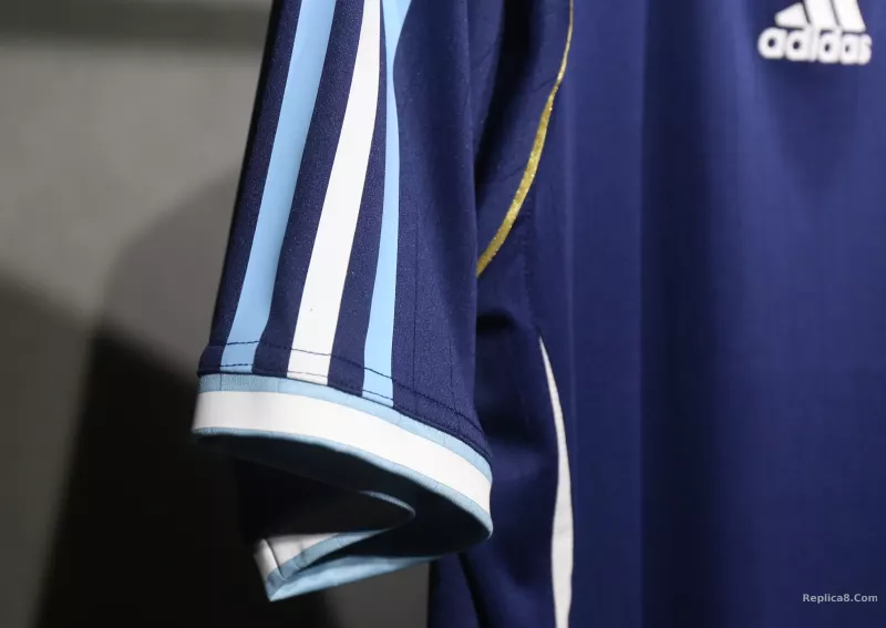 2006 Argentina World Cup Soccer Away Retro Jersey Player Version - detail