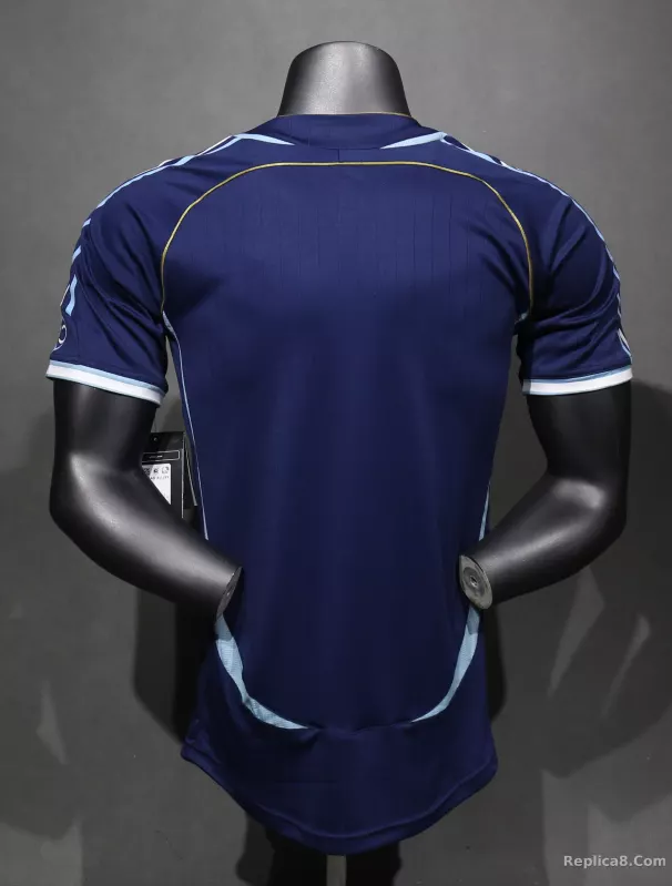 2006 Argentina World Cup Soccer Away Retro Jersey Player Version - detail
