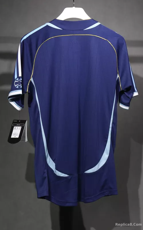 2006 Argentina World Cup Soccer Away Retro Jersey Player Version - detail