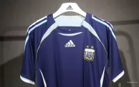 2006 Argentina World Cup Soccer Away Retro Jersey Player Version - view 10