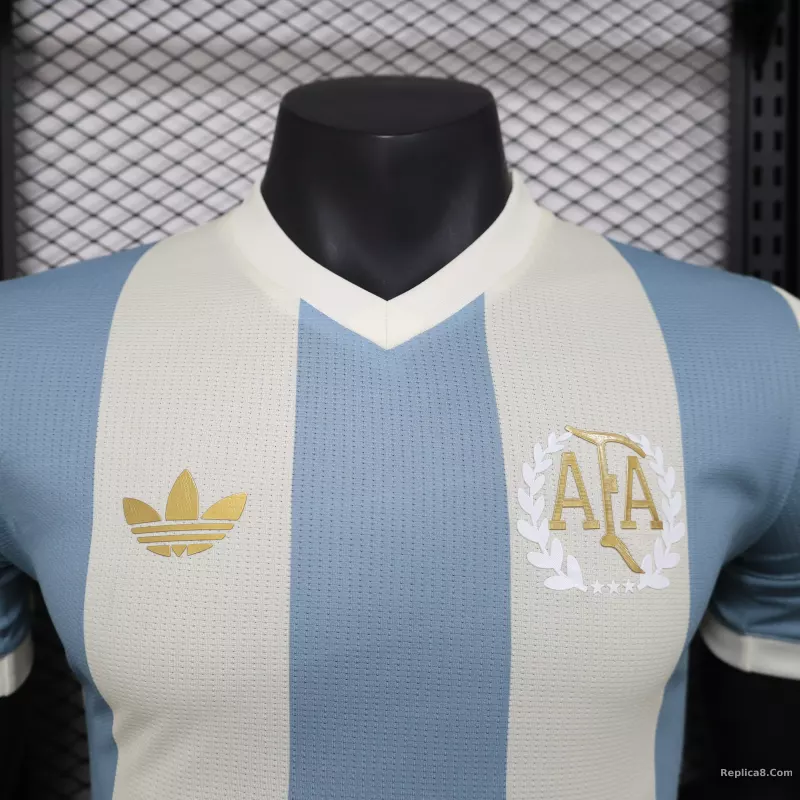 24-25 Argentina 50 Years Anniversary Collection Jersey Player Version - detail